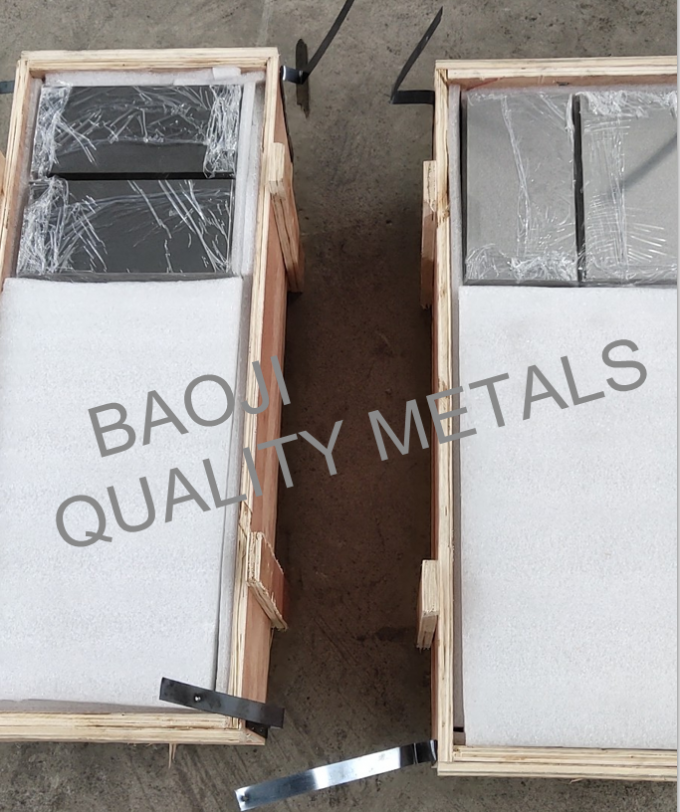 CNC de plata de la blanco de la farfulla del titanio que echa al OEM para el equipo de la electroquímica 5